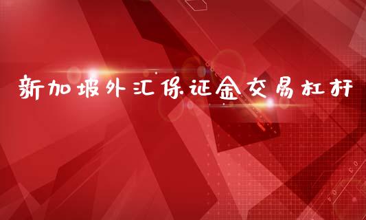 新加坡外汇保证金交易杠杆_https://www.hfzcyjhs.com_恒指期货直播间_第1张