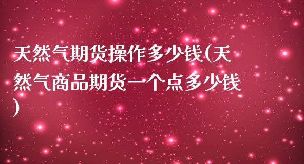 天然气期货操作多少钱(天然气商品期货一个点多少钱)_https://www.hfzcyjhs.com_期货直播间_第1张