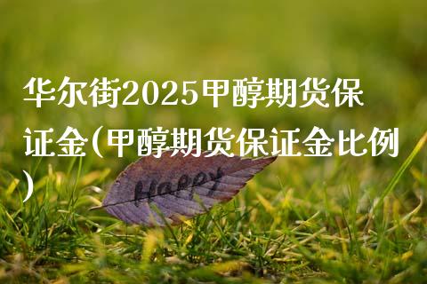 华尔街2025甲醇期货保证金(甲醇期货保证金比例)_https://www.hfzcyjhs.com_原油期货直播间_第1张