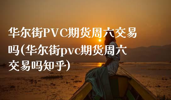 华尔街PVC期货周六交易吗(华尔街pvc期货周六交易吗知乎)_https://www.hfzcyjhs.com_恒指期货直播间_第1张