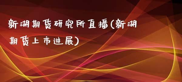 新湖期货研究所直播(新湖期货上市进展)_https://www.hfzcyjhs.com_黄金期货直播间_第1张