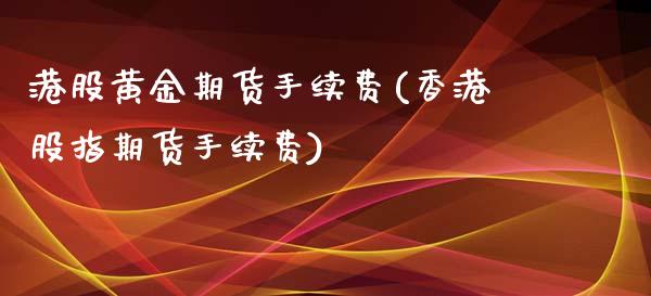 港股黄金期货手续费(香港股指期货手续费)_https://www.hfzcyjhs.com_国际期货直播间_第1张